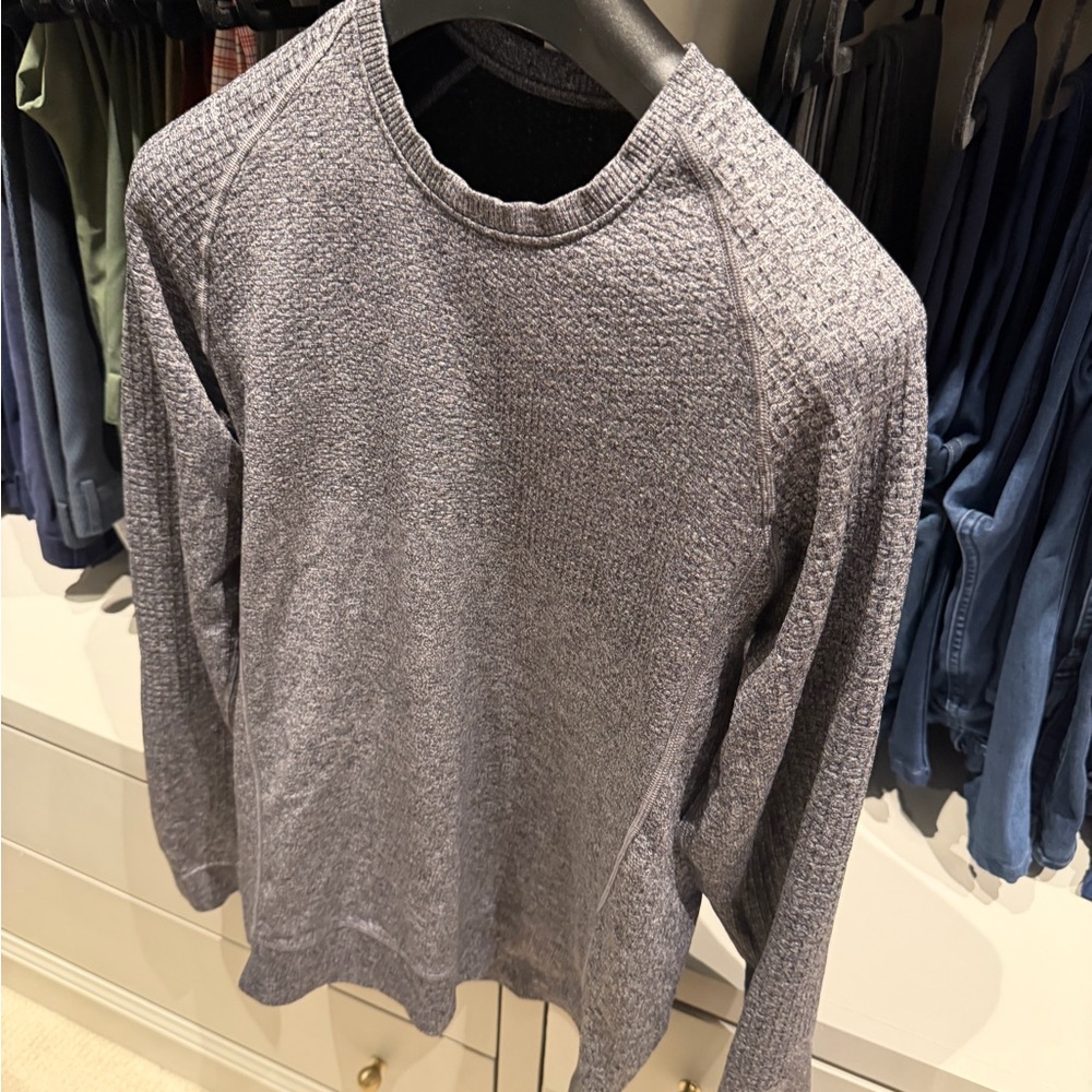 lululemon athletica Men's Heathered Gray Sweatshirt